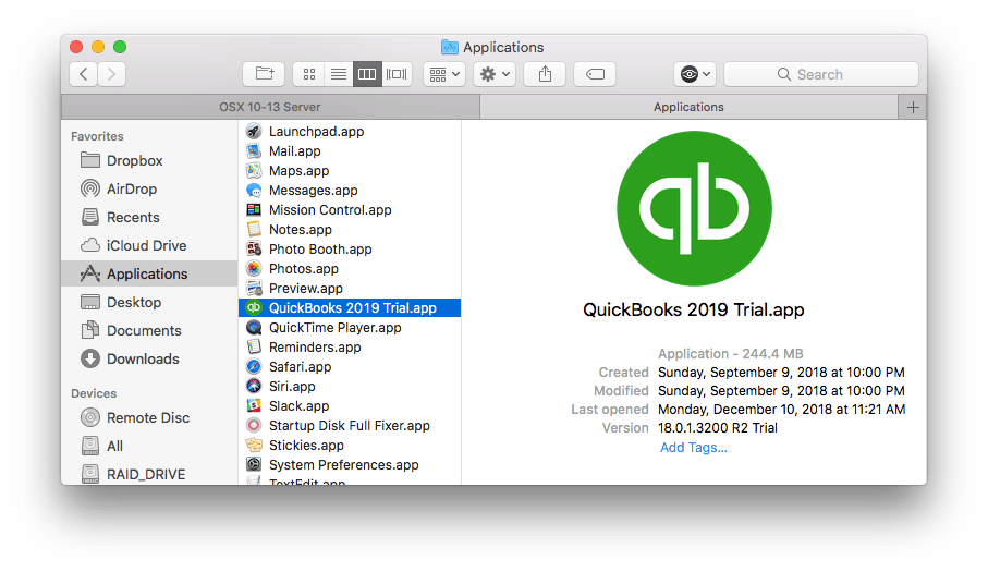 quickbooks for mac 2015 and os sierra